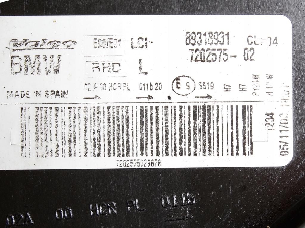 фото №9, Фара лампа ліва фара лівий перед lci lift