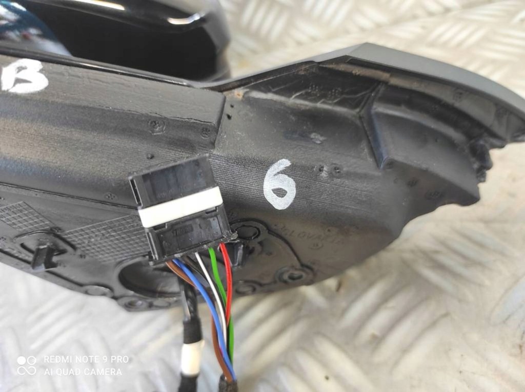 фото №8, Дзеркало електричний зовнішнє ліва 6 pin europa opel mokka ii b