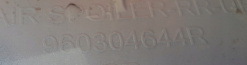 Renault koleos ii спойлер спойлер спойлер крышки задний задняя teqxd белый Киев