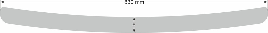 фото №9, Молдинг na бампер toyota avensis ii 4d 2003-2009