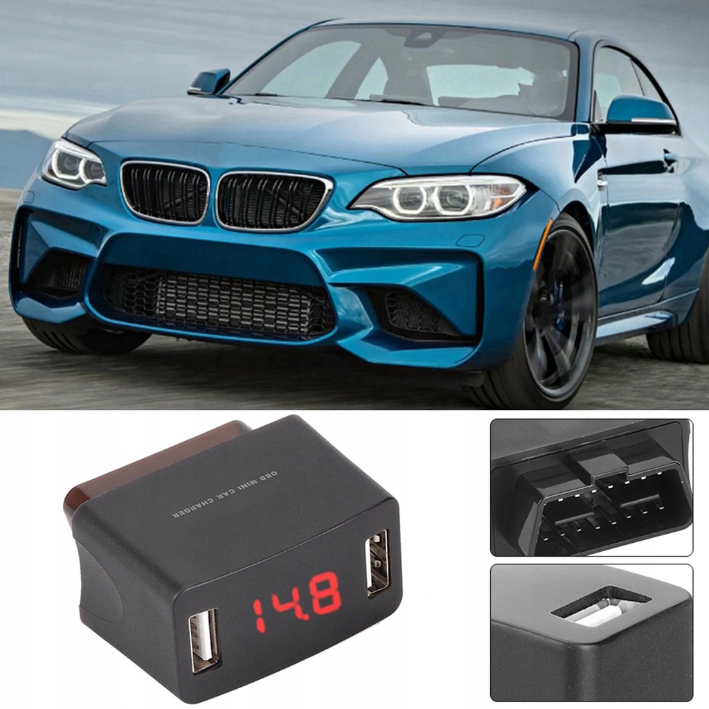 фото №12, Зарядний пристрій автомобільна obd 12/24v