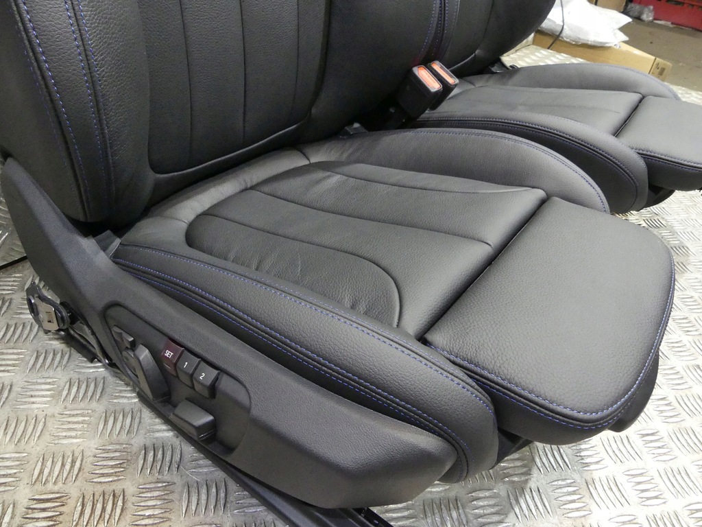 фото №9, Bmw 1 f40 sport rhd обивка сиденья подогрев заднее сиденье обшивки туннель 20 km