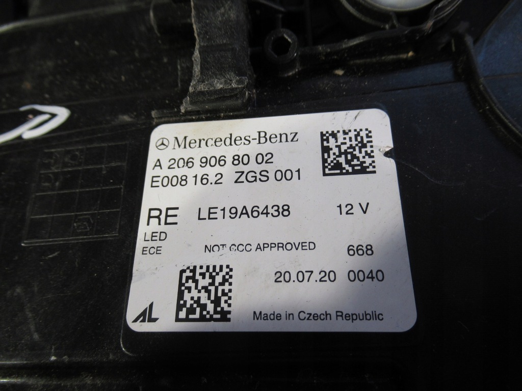 фото №15, Mercedes c klasa w206 лампа led digital light