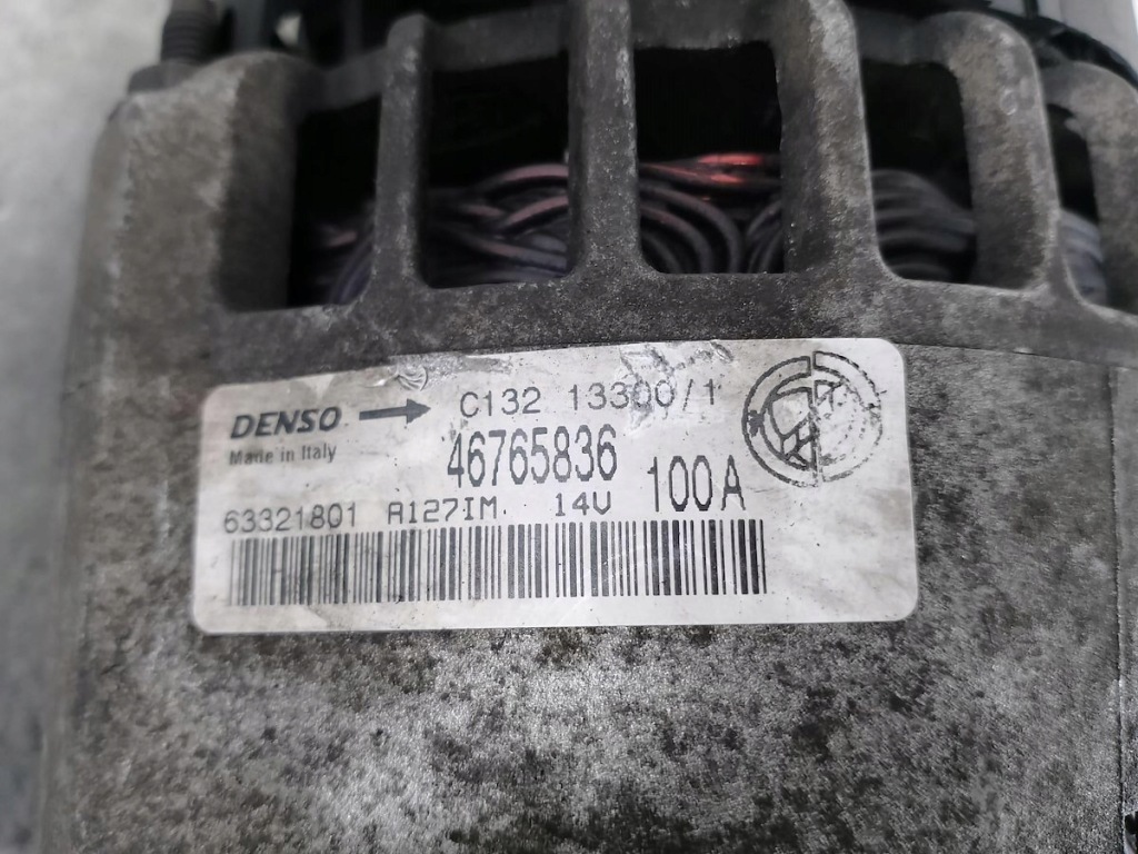 Генератор alfa romeo 159 46765836 63321801 1.9 jtdm 8v 120km с Разборки