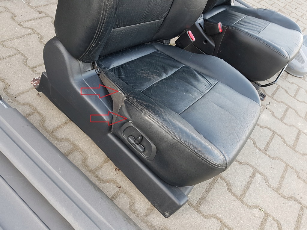 фото №9, Mitsubishi pajero 3 iii lift 03-06r сиденья кожаный заднее сиденье 3d