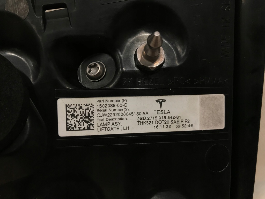 фото №9, Tesla model 3/y lift комплект лампа задних europa