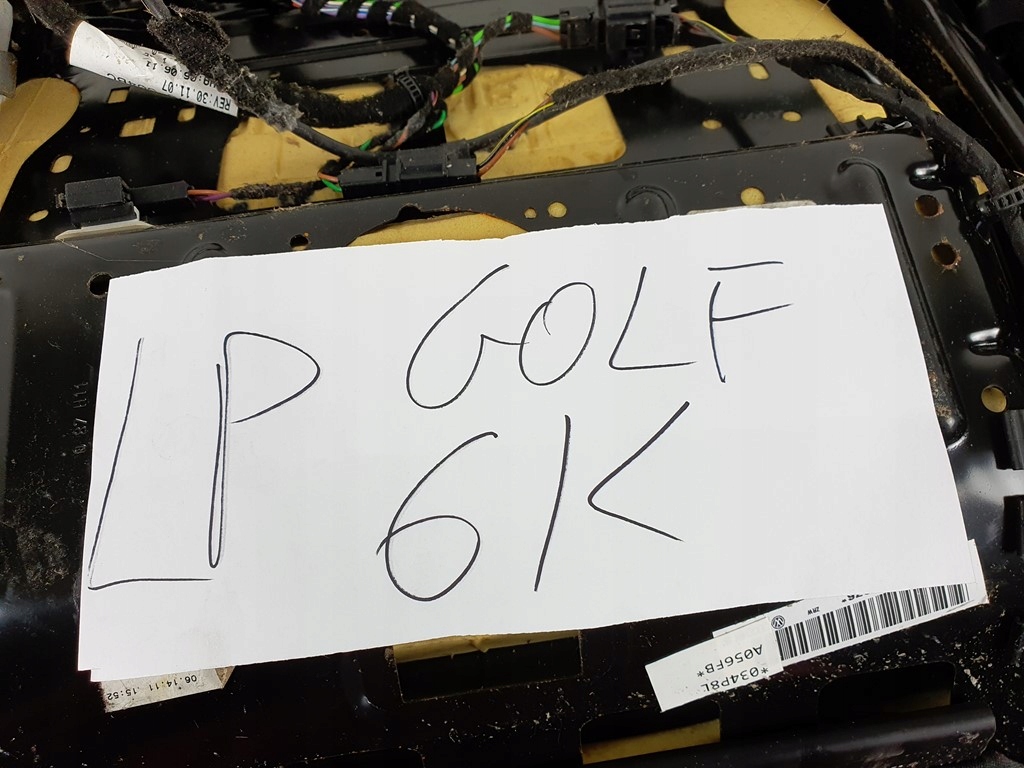 фото №9, Сидіння лівий перед водія vw golf vi kombi europa