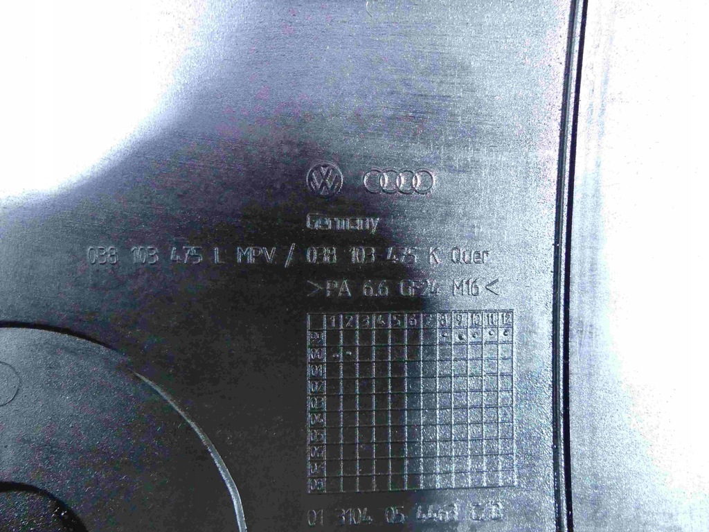 фото №6, Крышка клапанов vw sharan 1.9 tdi 038103475k