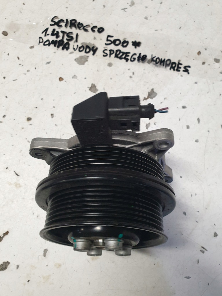 фото №4, Насос wody sprzęngło компресора vw scirocco 1.4 tsi