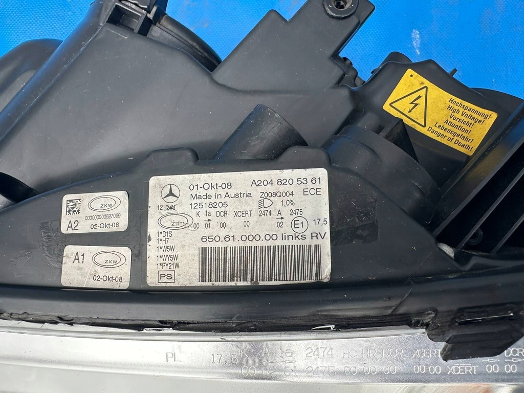 фото №11, Mercedes glk 204 лампа ліва bixenon 2048205361