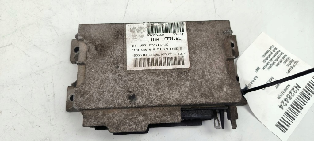 фото №1, Бортовой компьютер iaw16fmec fiat seicento