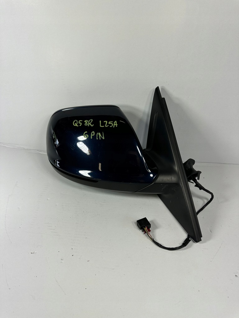 фото №1, Q5 8r дзеркало праве 6pin granatowe lz5a