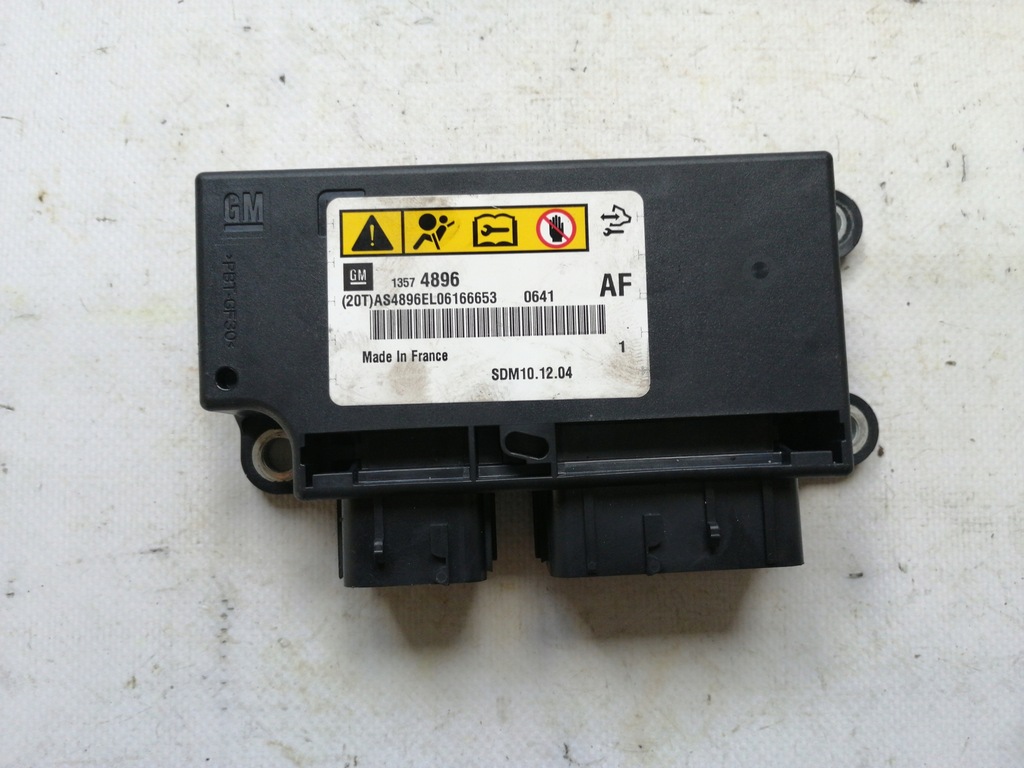 фото №1, 4390 модуль подушка безопасности opel astra j 13574896