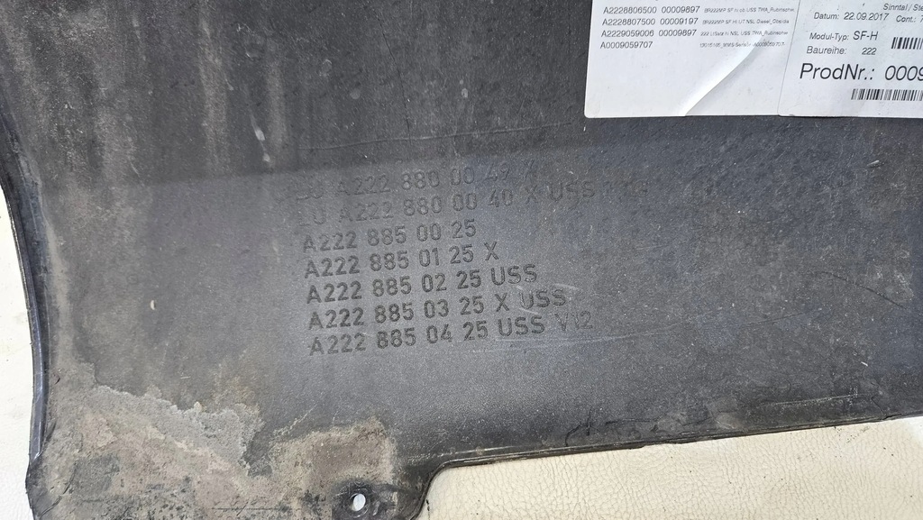 фото №7, Бампер задняя задний mercedes s-klasa lift 222 w222 a2228850025