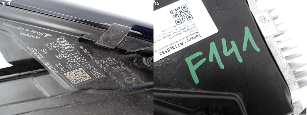 фото №12, Audi a5 s5 f5 8w6 b9 16-19 лампа full led левая перед uk