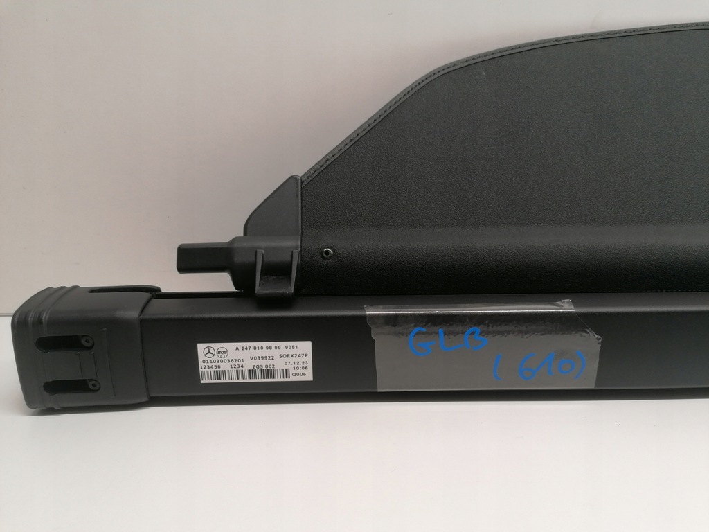 фото №6, Mercedes glb x247 шторка багажника nowa оригинал 2019-