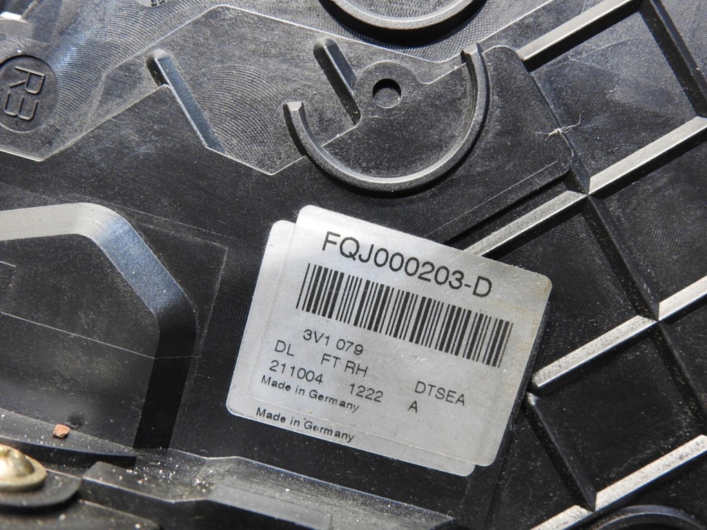 фото №8, Замок двері правий перед 10 pin land rover discovery iii fqj000203-d