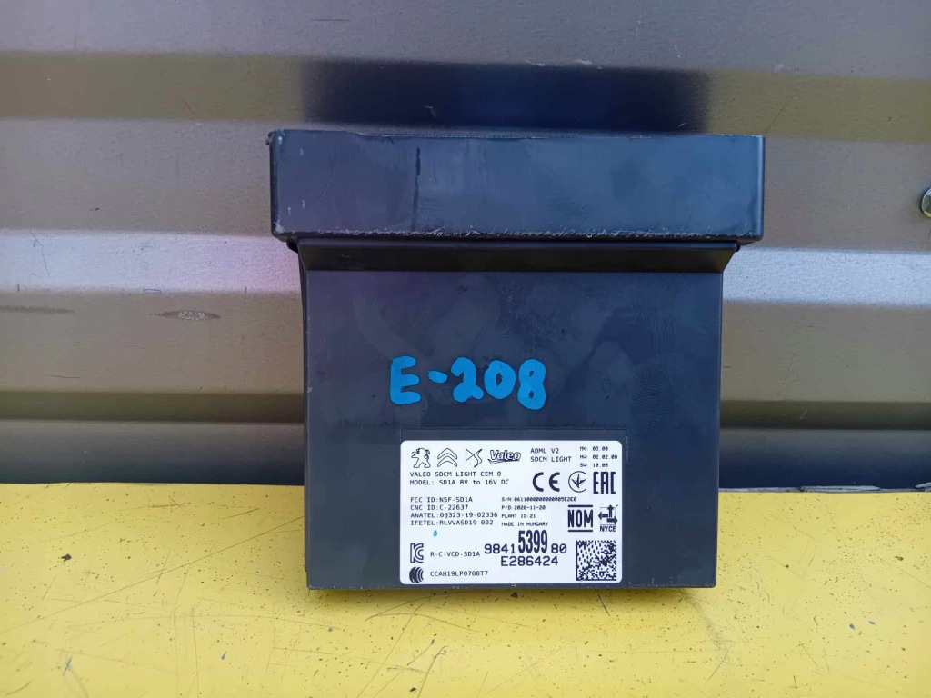 фото №1, Peugeot 208 ii модуль блок управления света 9841539980