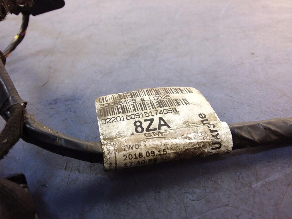 фото №6, Opel astra k джгут електропроводка двері правий перед