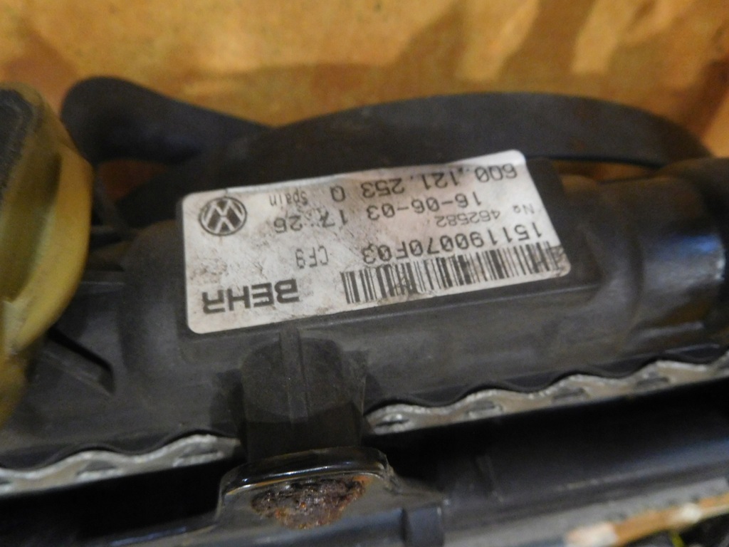 фото №4, Радиатор комплект вентилируемый polo 9n 1.4b 03r 6q0121253q