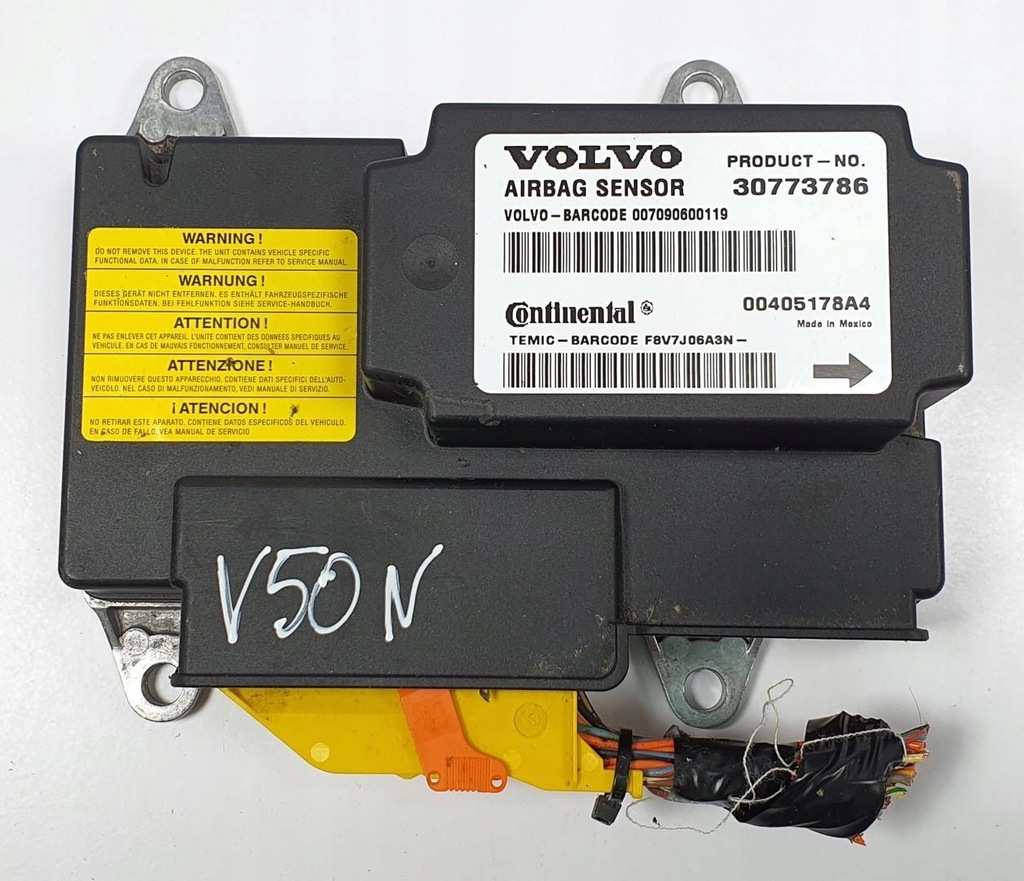 фото №1, Датчик air bag подушка безпеки volvo v50 30773786