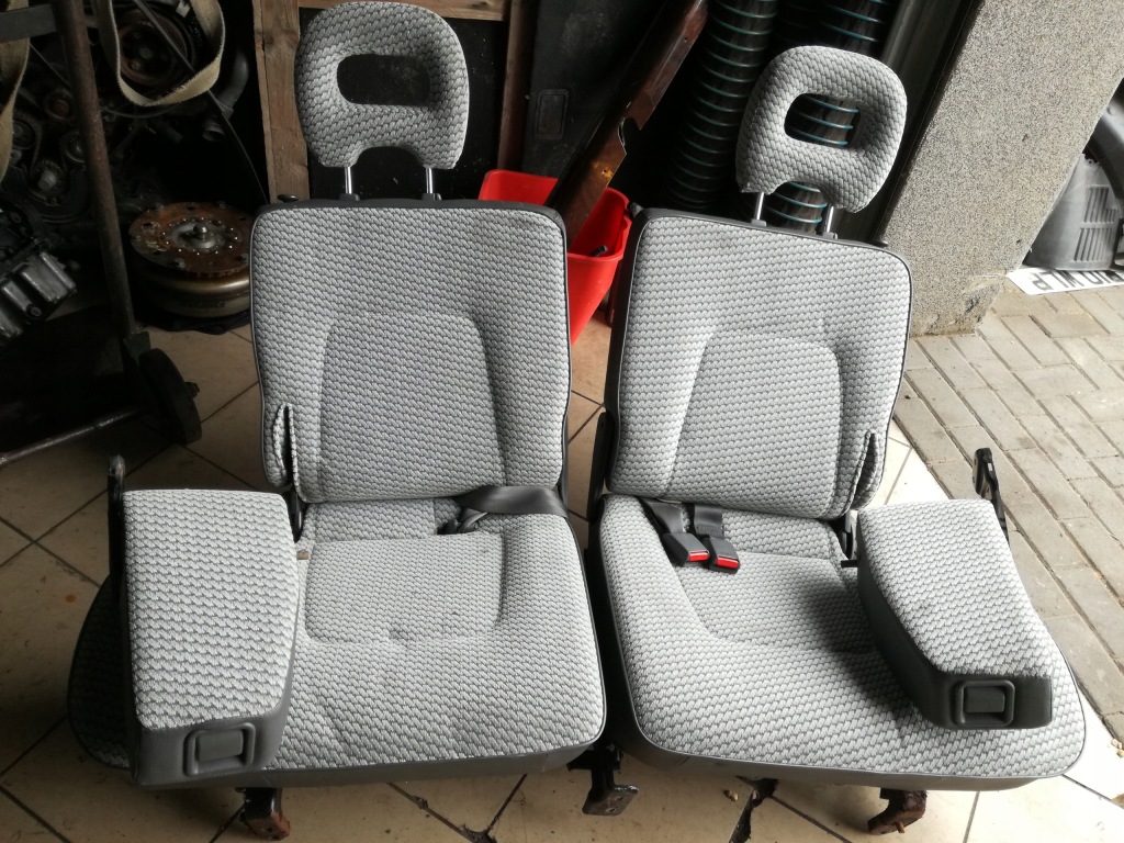 фото №7, Mitsubishi pajero ii 3d 1991 - 1999 rok комплект сидений заднее сиденье