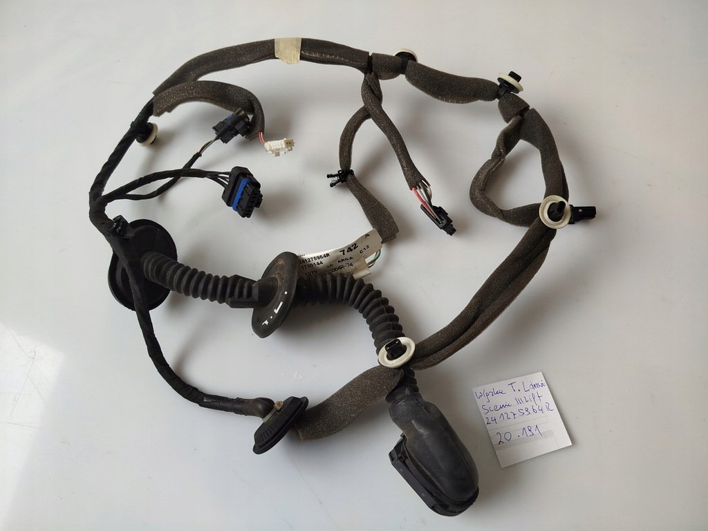 фото №1, Жгут дверь задняя левый renault scenic iii lift 241275964r