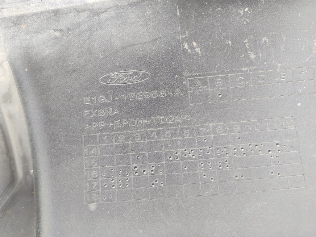 Ford s-max ii - накладка спойлер бампера задняя czarna Доставка