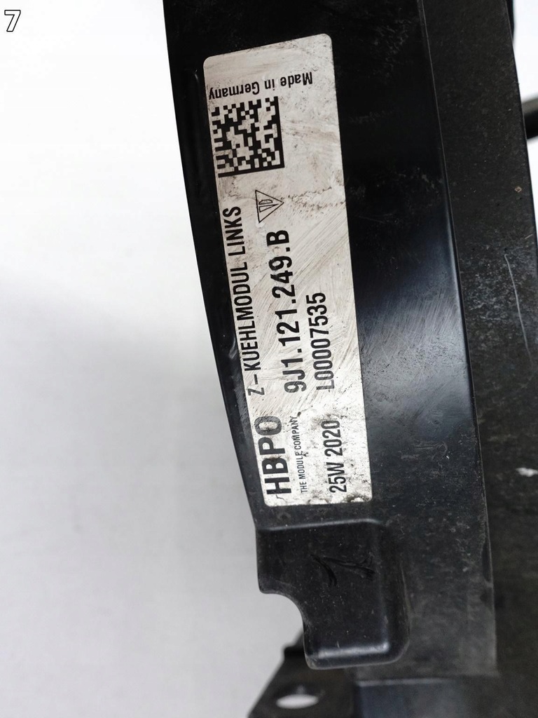 фото №8, Porsche taycan 9j1 audi e-tron gt rs 4j3 вентилятор вентилятор корпус лівий