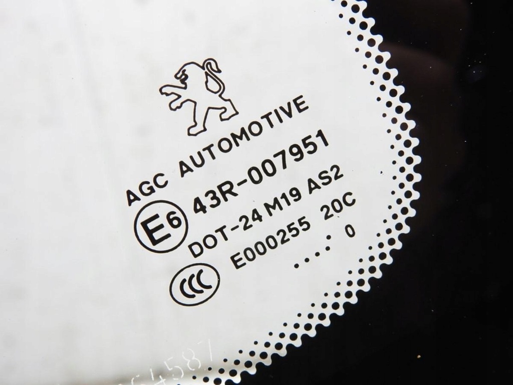 фото №8, Скло кузовна правий задня peugeot 5008 i 43r-007951