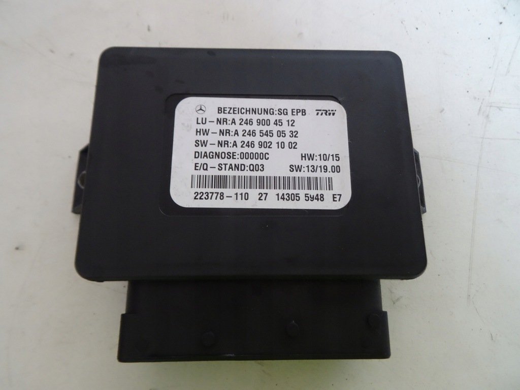 фото №1, Модуль гальма a2469004512 mercedes w176