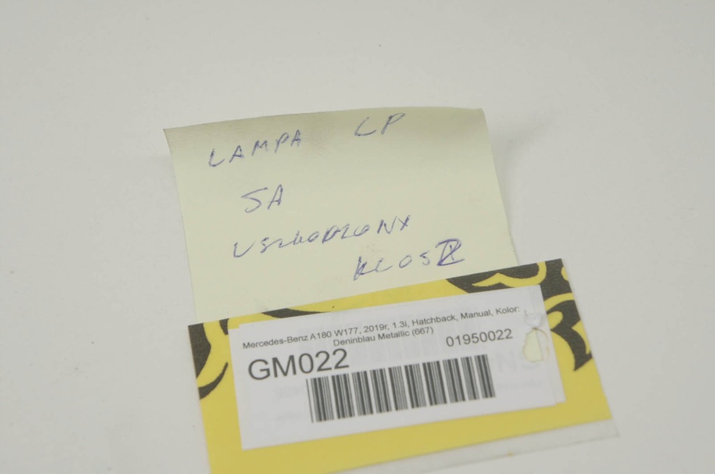 фото №10, Gm022 mercedes w177 ^ лампа фара левый перед