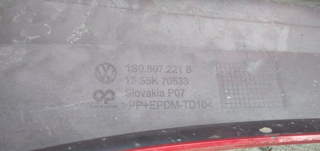 фото №16, Бампер перед передній vw up 13-55k70533