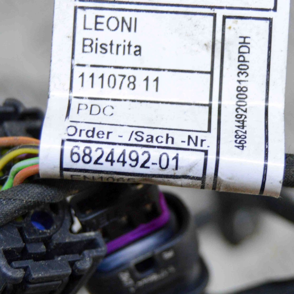 фото №7, Джгут задніх датчиків pdc bmw 5 touring g31 6824492 17406594 2.0l 140kw