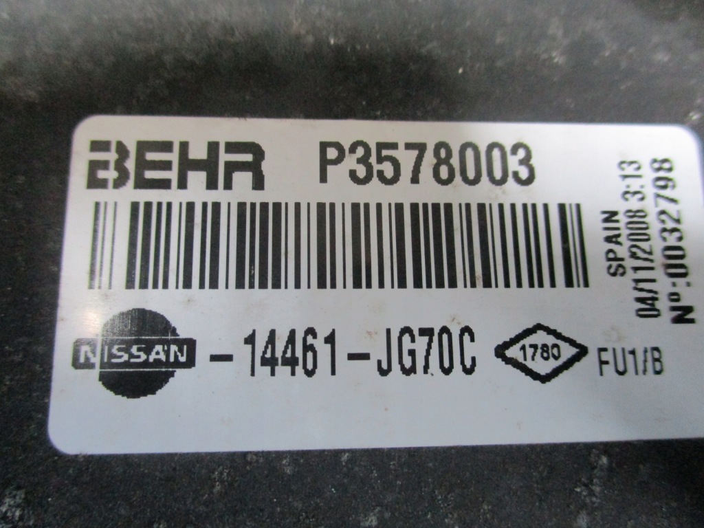 Інтеркулер nissan qashqai j10 14461-jg70c Недорого