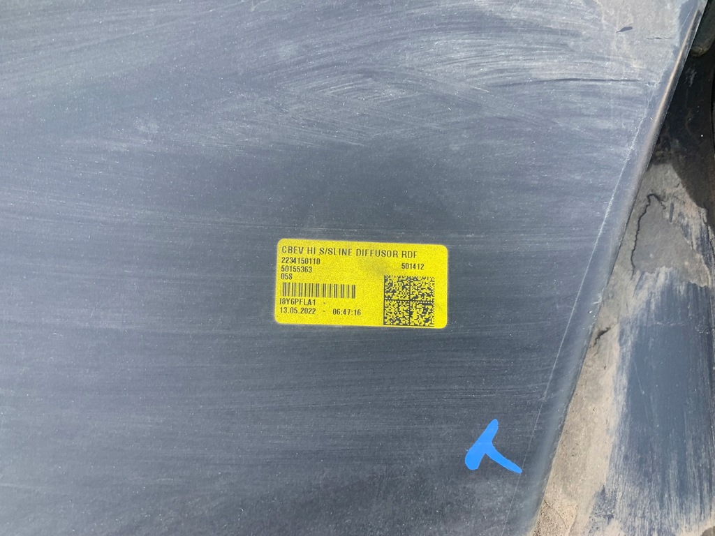 фото №8, Диффузор накладка бампера задняя 2234150110 audi e-tron