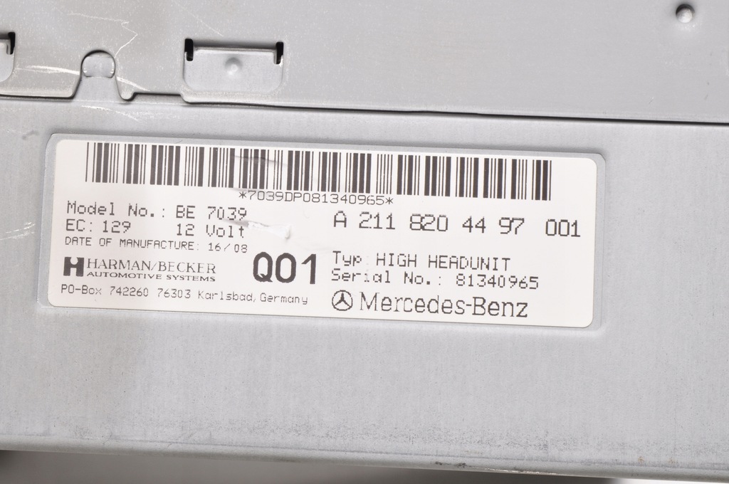 фото №7, Mercedes w211 lift радіо навігація a2118204497