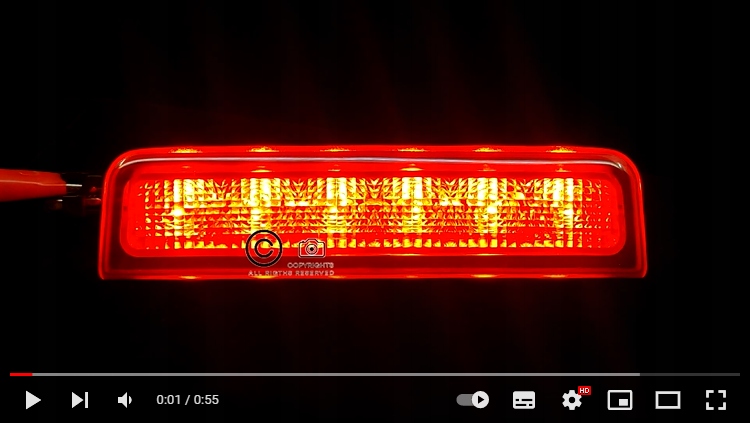 фото №13, Третий свет лампа стоп-сигнал vw caddy 2004-2015 vw caddy iv 2016 czerwona