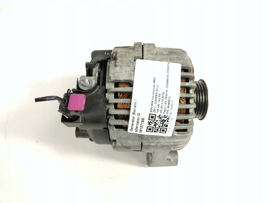 фото №2, Mini countryman r60 2.0d r55 r56 r61 генератор