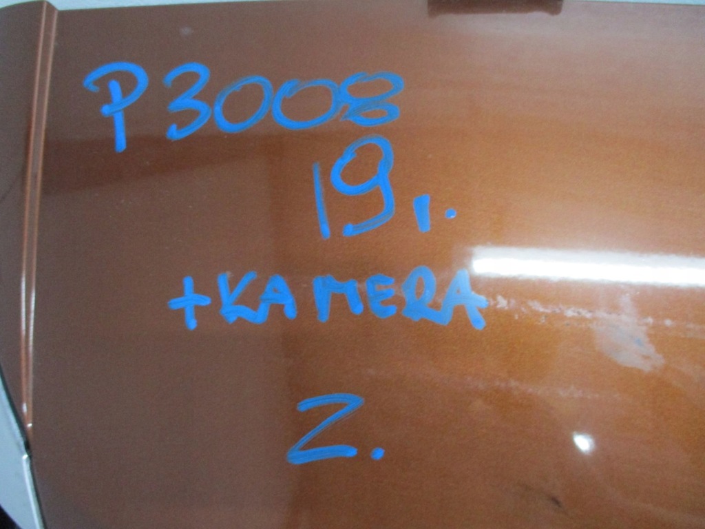 фото №10, Крышка багажника задняя peugeot 3008 камера 19r