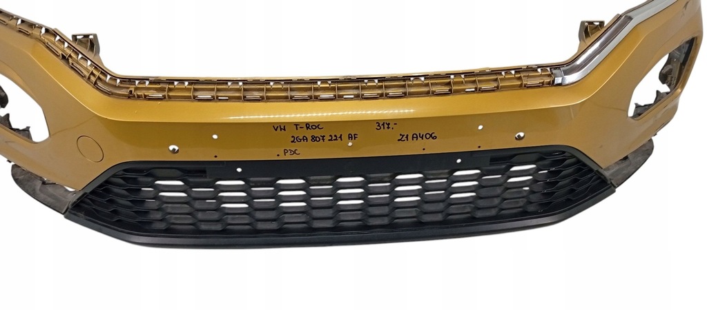 фото №6, 2ga807221af vw t-roc 2017- бампер передний перед pdc