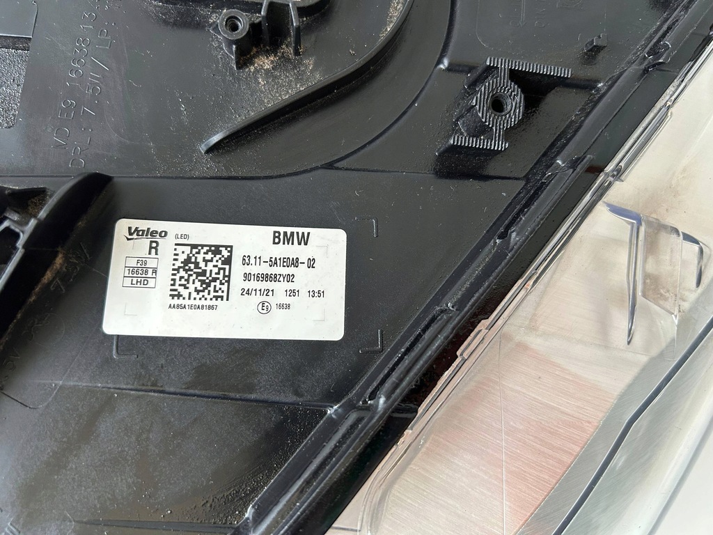 фото №7, Bmw x2 f39 лампа права перед 5a1e0a8 оригінал