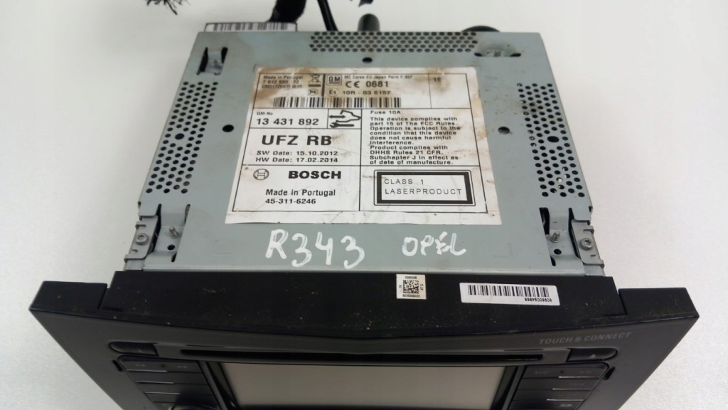 фото №2, Opel corsa d радио навигация 13431892 bosch
