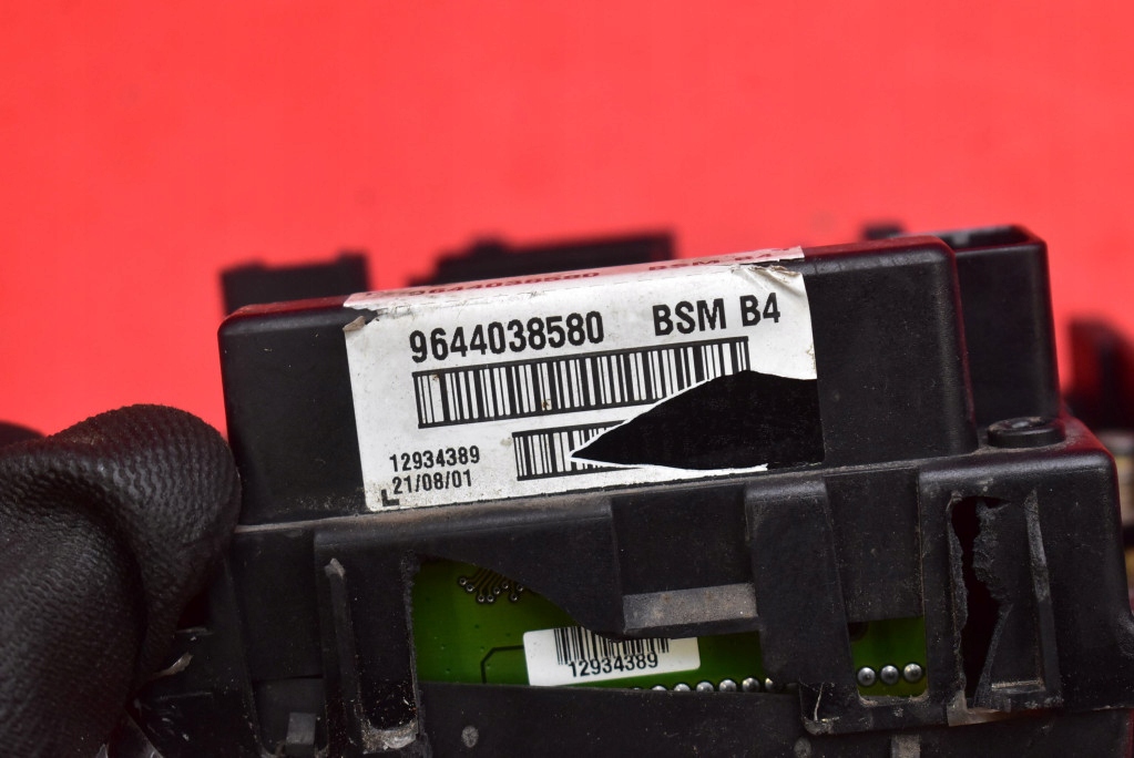 фото №8, Коробка запобіжників bsm 9644038580 peugeot 307 1.6 16v 109 km 01-05