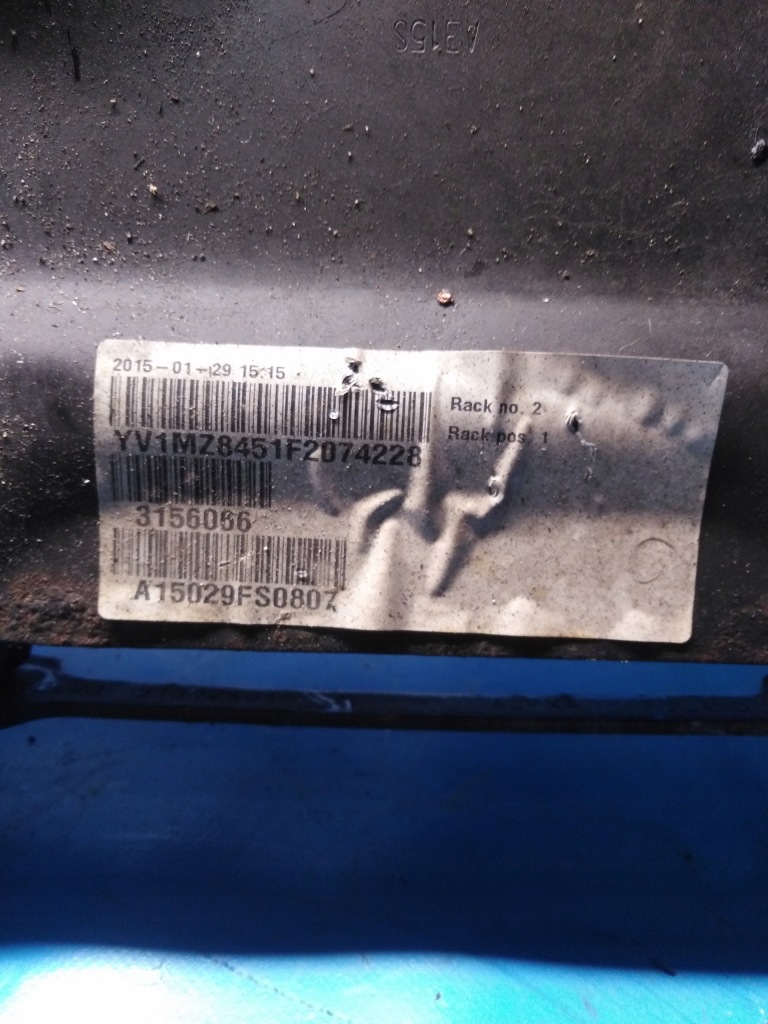 фото №6, Балка подвеска подрамник подрамник перед volvo v40 ii 1.6 d2 cross country