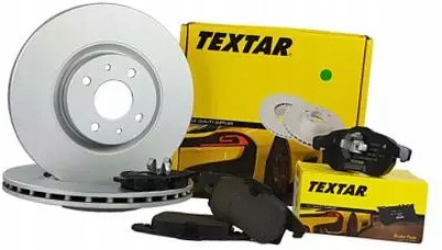 фото №1, Textar тормозные диски+ тормозные колодки перед dacia lodgy 258mm