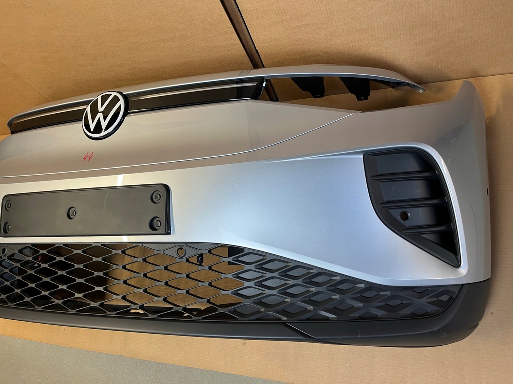 фото №8, Бампер vw id.4 перед бампер vw id4 решітка радіатора led 6xpdc електропроводка сріблястий