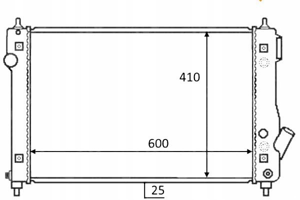 фото №2, Nrf радіатор wody chevrolet aveo хетчбек 1.4 t