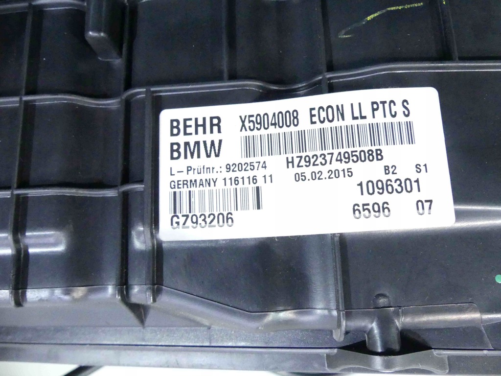фото №16, Отопитель bmw 5 f11 f10 9202574