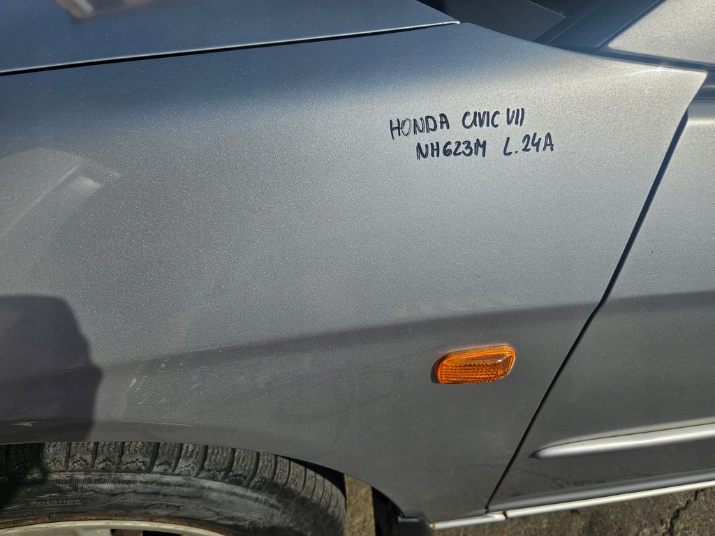 фото №6, Honda civic vii lift крила лівий перед передній nh623m